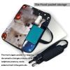 13 inch Laptop Tote Bag Men Women Merry Christmas White Snow Dog Shoulder Laptop Sleeve Briefcase Messenger Computer Bag view 3