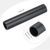 MECCANIXITY 1.6 Inch PVC Rigid Tube Round Pipe Tubing Hardware Tubing 34mm ID 40mm OD 20cm/8" Dark Grey High Impact for Water Pipe view 2