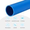 MECCANIXITY 1 1/4 Inch PVC Rigid Tube Round Pipe Tubing Hardware Tubing 28mm ID 32mm OD 20cm/8" Blue High Impact for Water Pipe view 3