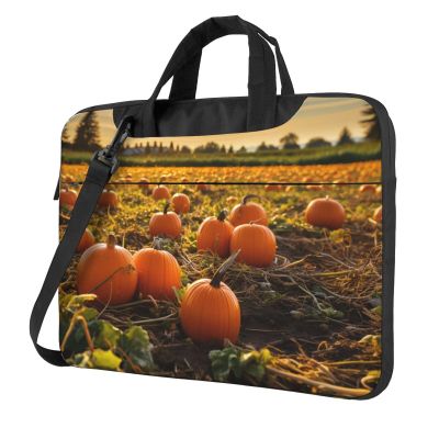 14 inch Laptop Tote Bag Men Women Pumpkins on the ground Shoulder Laptop Sleeve Briefcase Messenger Computer Bag