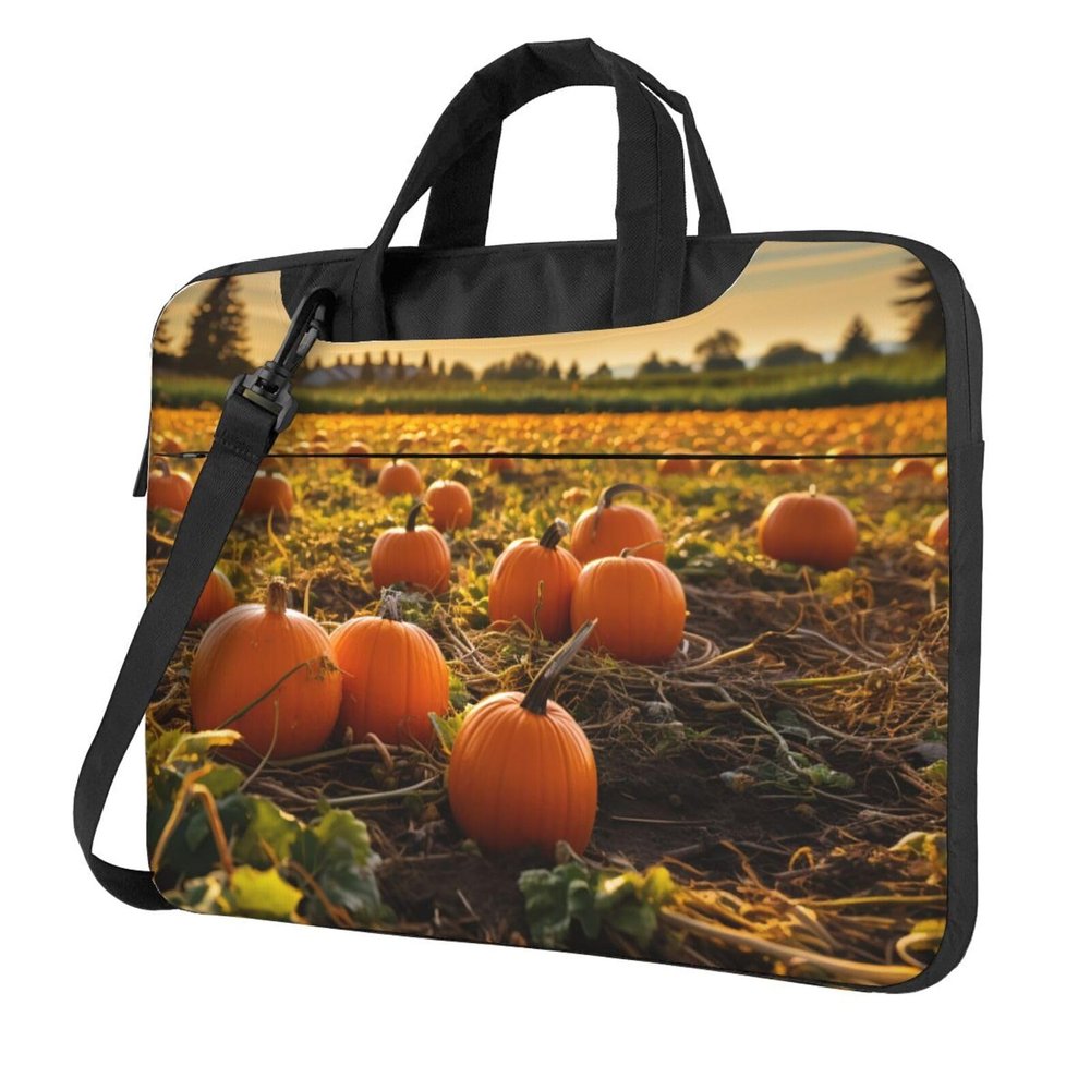 14 inch Laptop Tote Bag Men Women Pumpkins on the ground Shoulder Laptop Sleeve Briefcase Messenger Computer Bag