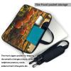 14 inch Laptop Tote Bag Men Women Pumpkins on the ground Shoulder Laptop Sleeve Briefcase Messenger Computer Bag view 3