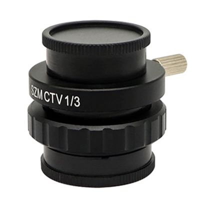 Joebo Microscope Kit 1/2 1/3 1X 0.3X 0.5X Adapter Trinocular Stereo Microscope Microscope Lens Adapters (Color : 1-3)