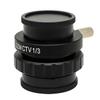 Joebo Microscope Kit 1/2 1/3 1X 0.3X 0.5X Adapter Trinocular Stereo Microscope Microscope Lens Adapters (Color : 1-3) view 1