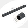 MECCANIXITY 3/4 Inch PVC Rigid Tube Round Pipe Tubing Hardware Tubing 16mm ID 20mm OD 20cm/8" Dark Grey High Impact for Water Pipe view 2