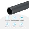 MECCANIXITY 3/4 Inch PVC Rigid Tube Round Pipe Tubing Hardware Tubing 16mm ID 20mm OD 20cm/8" Dark Grey High Impact for Water Pipe view 3