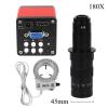 JOEBO Microscope Kit 13MP Monocular Microscope Digital Camera 130X 180X Adjustable Lens 56 LED Light Microscope Lens Adapters (Color : 180X Lens Set) view 2