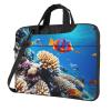 14 inch Laptop Tote Bag Men Women Ocean Tropical Fish Coral Shoulder Laptop Sleeve Briefcase Messenger Computer Bag view 1