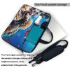 14 inch Laptop Tote Bag Men Women Ocean Tropical Fish Coral Shoulder Laptop Sleeve Briefcase Messenger Computer Bag view 3