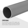 MECCANIXITY 2 Inch PVC Rigid Tube Round Pipe Tubing Hardware Tubing 45.2mm ID 50mm OD 330mm/13" Light Grey High Impact for Water Pipe view 4
