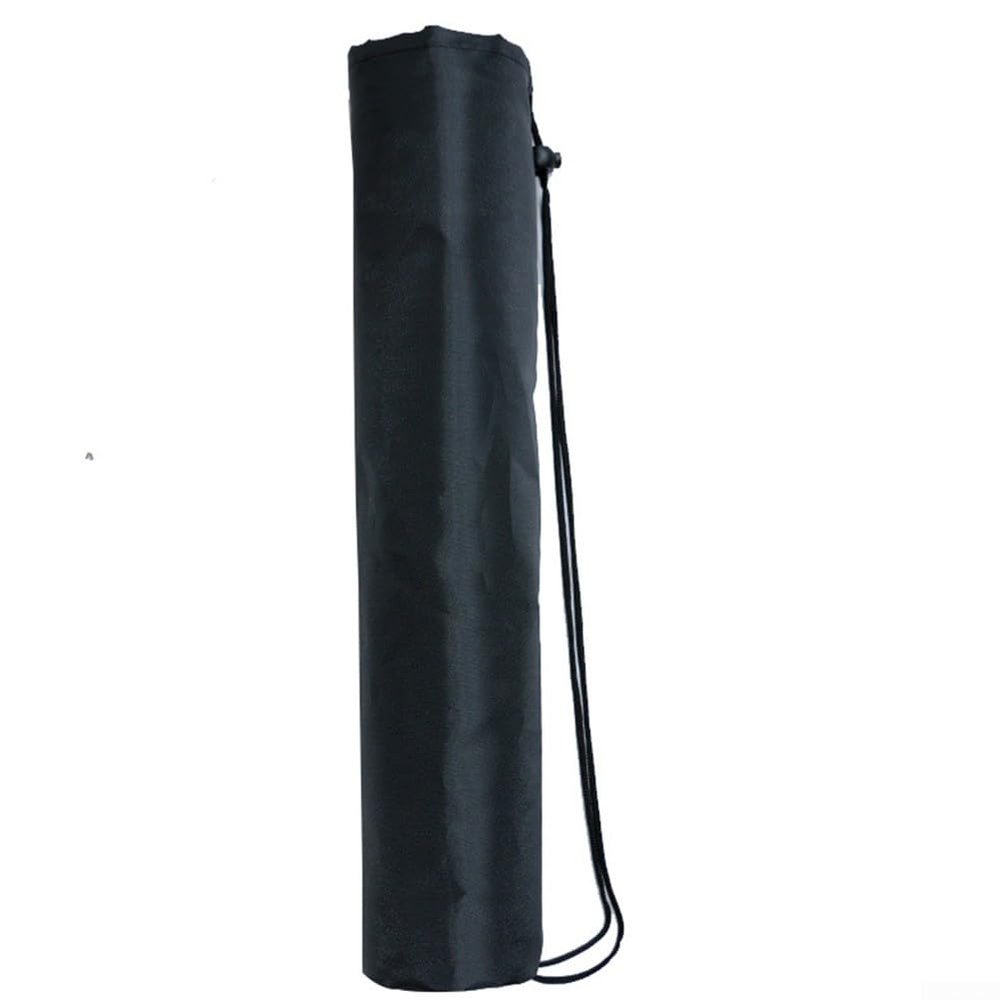 Drhomeam Drawstring Toting Bag Handbag For Mic Light Tripod Stand Monopod Foldable Tripod Bag For Photographic Studio, Light Stand, Black(9x48cm)