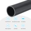 MECCANIXITY 1 1/4 Inch PVC Rigid Tube Round Pipe Tubing Hardware Tubing 27.2mm ID 32mm OD 20cm/8" Dark Grey High Impact for Water Pipe view 3