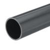 MECCANIXITY 1.5 Inch PVC Rigid Tube Round Pipe Tubing Hardware Tubing 34.2mm ID 38mm OD 330mm/13" Dark Grey High Impact for Water Pipe view 1