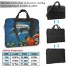 13 inch Laptop Tote Bag Men Women Dolphins Blue Shoulder Laptop Sleeve Briefcase Messenger Computer Bag view 2