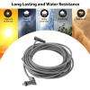 Bewinner Cab for Rectangular Satellite V2, Cable Extension with Wire Nails, Mounting Kit Cable Management Accessories for Cable (15ft, Bewinnertpsg9m68qb-12 view 3