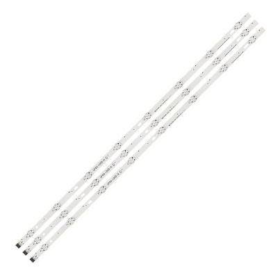 FEILUDE Kit 3PCS 8LED 850mm LED Backlight Strip UF64 UHD_A 43LH60_FHD_A Fit for LG 43UF6407 43UH619V 43UH603V 43LH5700 HC430DGN-SLNX5