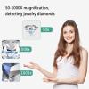 Digital Microscope, Diamond Girdle Viewer, 50-1000X Magnification, with 4.3Inch LCD Screen and LED Fill Light, Accurate Identification, for Jewelry view 4