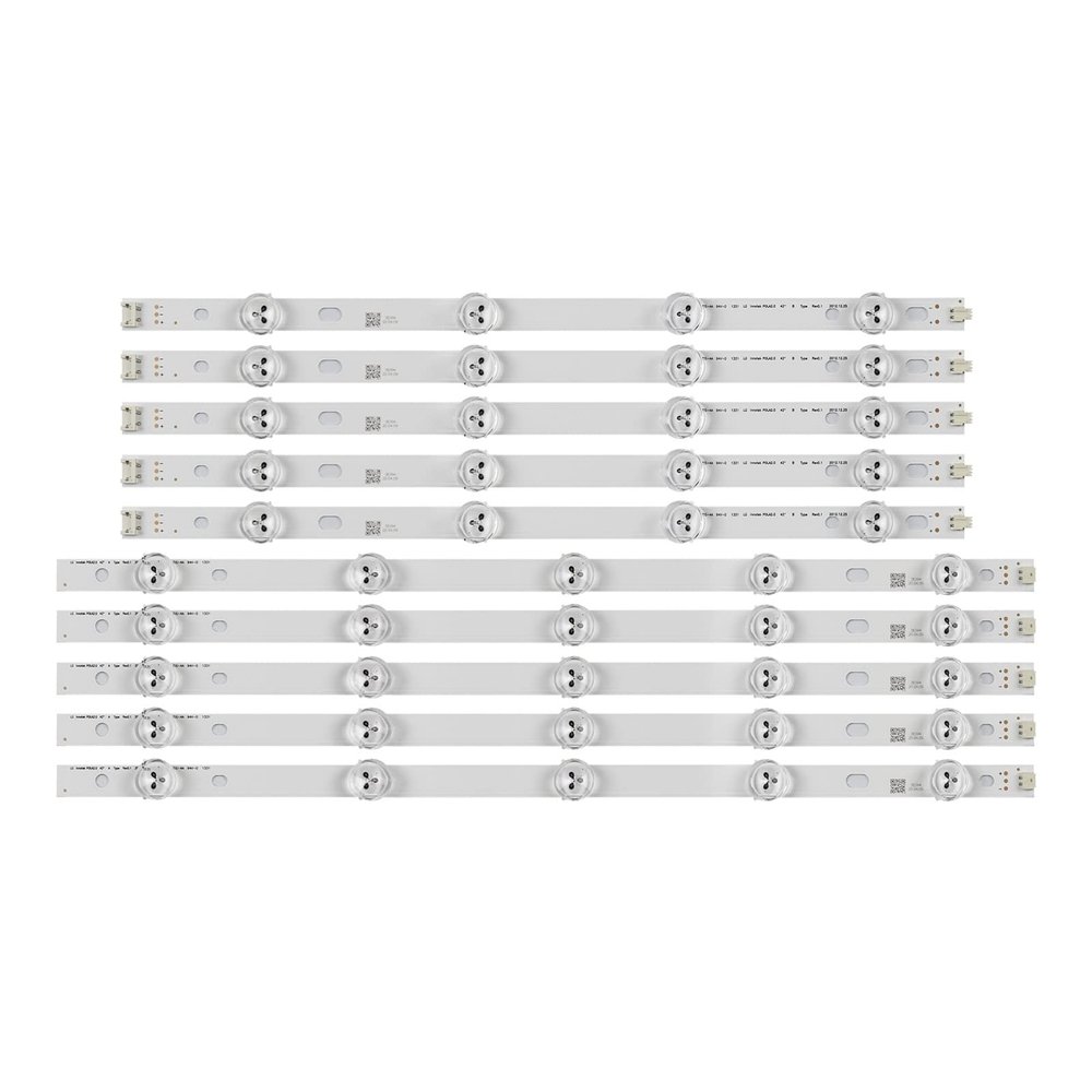 LED Backlight Strip Fit for LG 42 Inch TV Fit for INNOTEK POLA2.0 42 Rev0.1 Pola 2.0 T420HVN05.0 42LN5400 42LN5300 T420HVN05.2(2 Set)