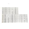 FEILUDE 14pcs LED Backlight Strip Fit for Samsung UE39F5000AK UE39F5000AW UE39F5300 UE395500AK UE39F5030AK BN96-25302A 25303A 27896A 27897A view 3