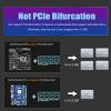 GLOTRENDS PU41 Quad U.2 to PCIe 4.0 X16 Adapter Without PCIe Bifurcation, Setup Soft U.2 SSD RAID via OS Tool, (PCIe Bifurcation Motherboard is Required) view 4