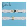 FEILUDE 12pcs LED Backlight Strip Fit for Samsung UE48JU6000 BN96-34793A BN96-34794A S_5U75_48_FL_R6 S_5U75_48_FL_L5 LM41-00121G 00121H view 2