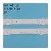 FEILUDE 12pcs LED Backlight Strip Fit for Samsung UE48JU6000 BN96-34793A BN96-34794A S_5U75_48_FL_R6 S_5U75_48_FL_L5 LM41-00121G 00121H view 3
