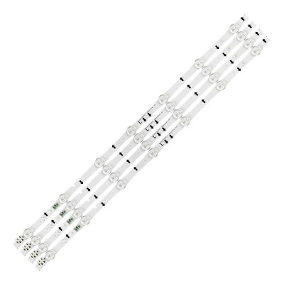 FEILUDE 4PCS/Set LED Backlight Strip Fit for Samsung UE32J5100 UE32J5500 UE32H5000 UE32H5500 UE32H6200 D4GE-320DC1-R1 R2 BN96-30442A 30443A