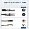 Awsyhom Dual RCA to Dual XLR Cable (5ft) - 2RCA Male to 2XLR Male Balanced Audio Cable with Gold-Plated Connectors for Professional Audio Systems view 3