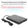 Portable Floppy Drive 3.5 inch USB External Disk Reader for Desktop Laptop Computers, Ultra Thin and Lightweight, USB 1.1/2.0/3.0 Compatible, view 4