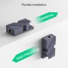 PoE Injector, Dishy Cable Adapter V2 to RJ45 Adapter Ethernet Cord and Converter Kit with POE Injector T568B Pin 10/100/1000Mb / s, High Speed Connection PoE Inje view 2