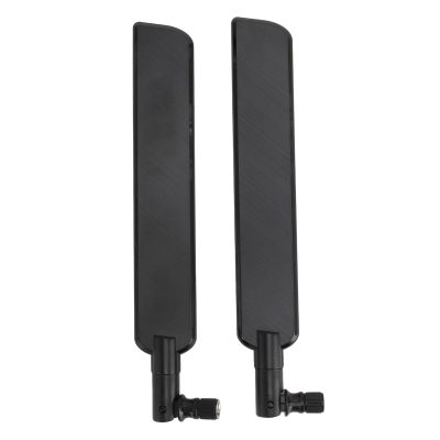 2Pcs SMA Antenna, 12dBi High Gain Directional Antenna, Router Network Device Antenna with Adjustable Angle for Home, Business, Office