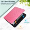 Caweet Case for Kobo Libra Colour 7 Inch 2024 Release, Premium PU Leather Origami Stand Protective Sleeve Cover with Auto Wake/Sleep Feature, Glitter Pink view 2