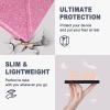 Caweet Case for Kobo Libra Colour 7 Inch 2024 Release, Premium PU Leather Origami Stand Protective Sleeve Cover with Auto Wake/Sleep Feature, Glitter Pink view 4