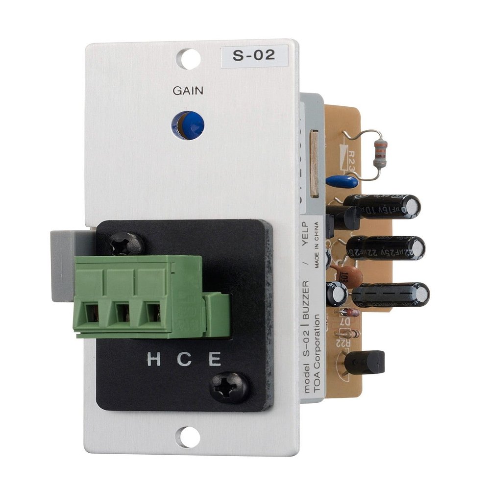 Generic TOA Electronics S-02S T Buzzer/Yelp Signal Generator Module with Removable Terminal Block