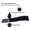 XORVIDN 16ft Long And 2 Inch Wide With 15 Metal BucklesAdjustable Fastening Cable Straps, Cut-to-Length Cinch Strap, Reusable Nylon Securing Cord Ties for Organizer or Storage, Black (2in x 16ft) view 2