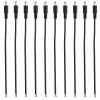 PATIKIL 10 Inch DC Power Cable, 20 Pcs 5.5mm x 2.1mm Barrel Plug Socket Cables DC Male Plug to Bare Wire Open Adapter for LED Strip, CCTV Camera view 1