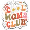(3Pcs) Cool Moms Club Sticker, Decorate Books Laptop Phone Water Bottles Kindles Stickers Tumbler Sticker Waterproof Vinyl Decorate Sticker 3" Inch view 1