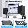 GMBYLBY Quality Desk Surround Sounds Speaker Risers Speaker Heightened Stands Mount Anti-Vibration Feet Sound Box Mounts Professional Desktop Speaker Stand view 4