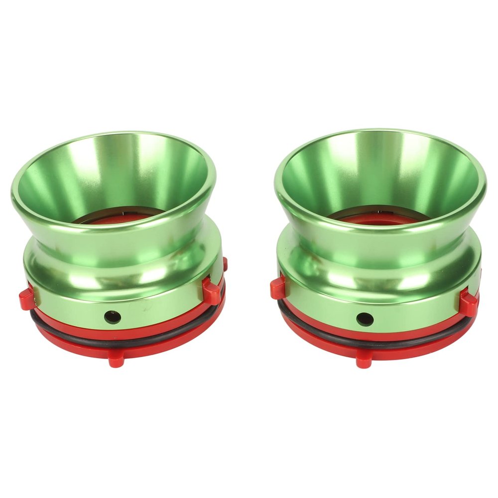 10 Inch Nab Hub Adapters, Universal Reel to Reel Tape Opener with Polished Metal Handles, Aluminum Alloy and Plastic Construction, Compatible with Studer, Akai, (Green)