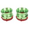 10 Inch Nab Hub Adapters, Universal Reel to Reel Tape Opener with Polished Metal Handles, Aluminum Alloy and Plastic Construction, Compatible with Studer, Akai, (Green) view 1