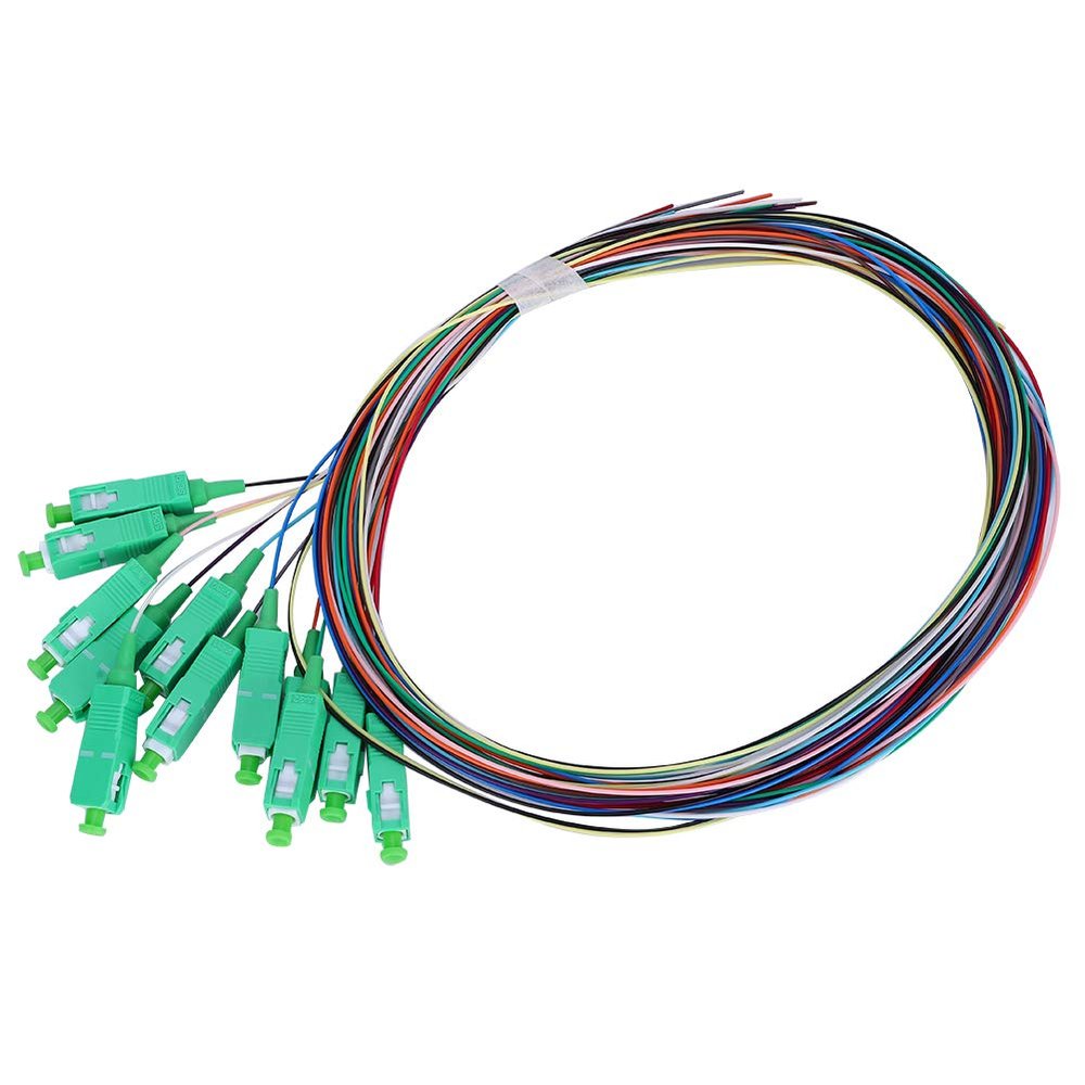 Fiber Optic Pigtail Cable 12 Cores 0.9mm Single Mode 12 Strand SC for Networks Communication System Walfront