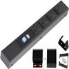 12 Hardwired Power Strip (NO Power Cord), 4 Horizontal Tamper Resistant Outlets, NO Ears (Without mounting tabs on Both Ends), 15A (NOT a 20 Amp Unit), ALCI, Black view 1