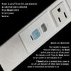 24 Hardwired Power Strip (NO Power Cord), 6 Horizontal Outlets (NOT Tamper Resistant), NO Ears (Without mounting tabs on Both Ends), 15A (NOT a 20 Amp Unit), White view 3