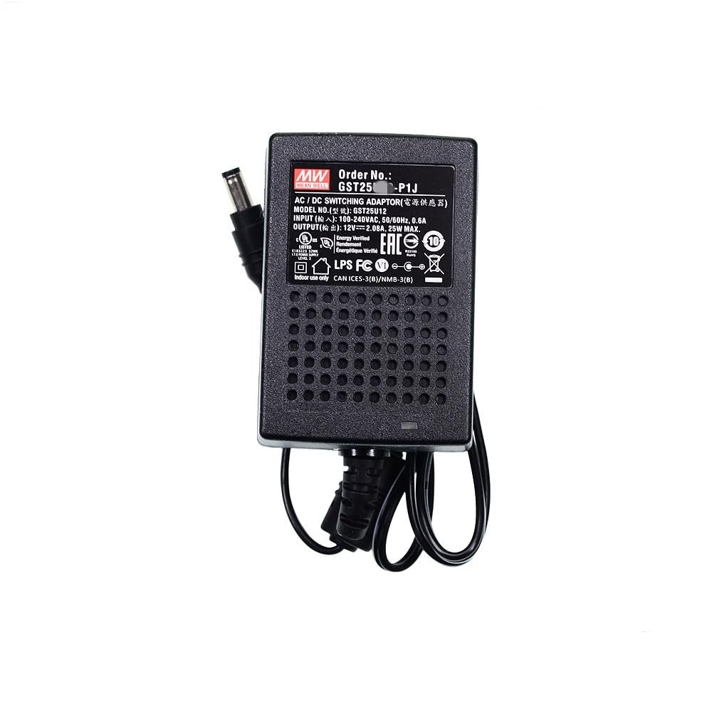Mean Well GST Power Supply Adapter, GST25U15-P1J 25W 1.66A