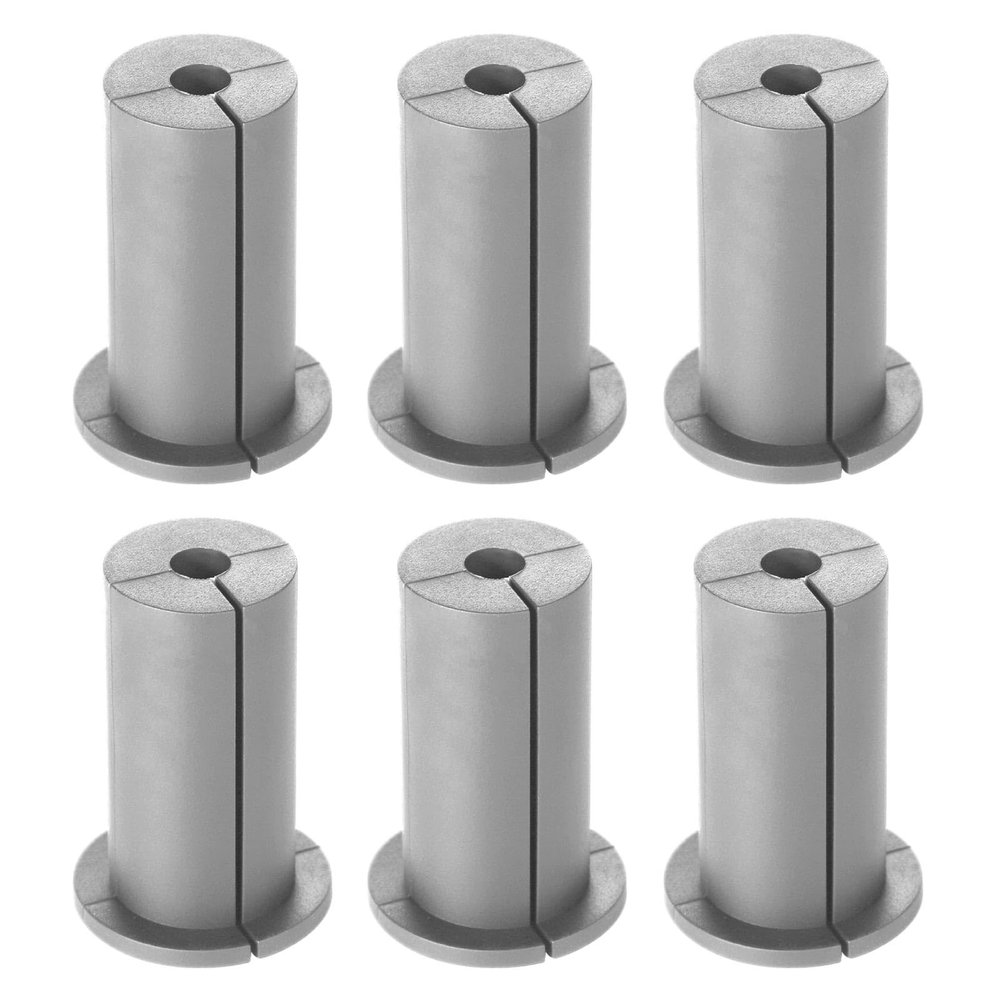 lasuroa 6pcs Cable Routing Kit for Starlink, Silicone Cable Pass Through Bushings for 1 Inch Wall Hole Cable Wall Wire Cord Grommet Cable Mounting Accessories for Starlink Ethernet Cable(Gray)