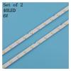 FEILUDE 2 PCS 40LED LED Backlight Strip Fit for Samusng UE55NU6900 UN55NU7300F UE55NU7105 UE55NU7172 BN96-45913A STS550AU9 55NU710C view 3