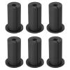 6pcs Cable Routing Kit for Starlink, Silicone Cable Pass Through Bushings for 1 Inch Wall Hole Cable Wall Wire Cord Grommet Cable Mounting Accessories for Starlink Ethernet Cable(Black) view 1
