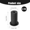 6pcs Cable Routing Kit for Starlink, Silicone Cable Pass Through Bushings for 1 Inch Wall Hole Cable Wall Wire Cord Grommet Cable Mounting Accessories for Starlink Ethernet Cable(Black) view 2