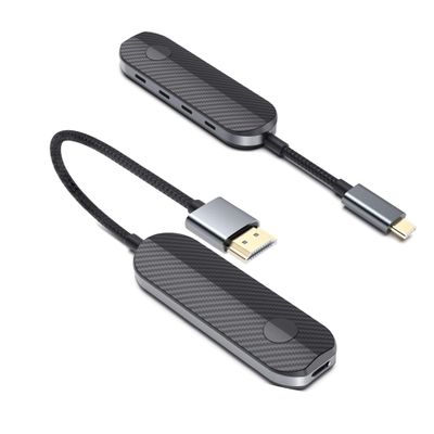 dibdib Wireless HDMI Transmitter and Receiver,Wireless HDMI Display Dongle Adapter 1080P HD for Streaming Video/Audio from Laptop/PC to HDTV/Projector,Neither Setup nor APP Needed