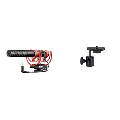 Rode VideoMic NTG Camera Microphone and Gator Frameworks Camera Mount Adapter Bundle